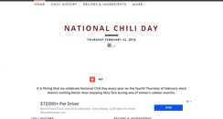 Desktop Screenshot of nationalchiliday.com